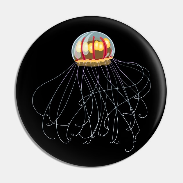 Marianas Trench Jellyfish Pin by Inklings of Grace
