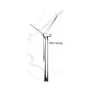 Palm Springs Windmill/wind turbine T-Shirt