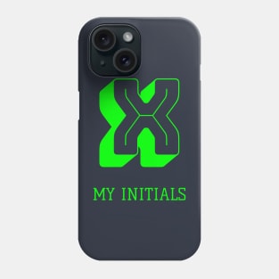 Letter X Initials Unique Name T-Shirt Phone Case