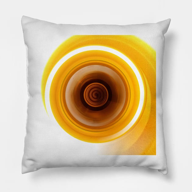 Vortex 011 Orange Edition Pillow by AstroRisq