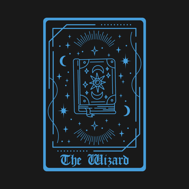 D&D Wizard Class Tarot Card by Sunburst