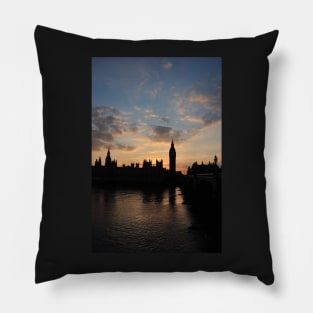 Big Ben - Houses of Parliament sunset Pillow