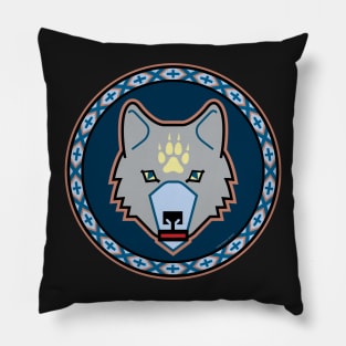 Winter Wolf Pillow