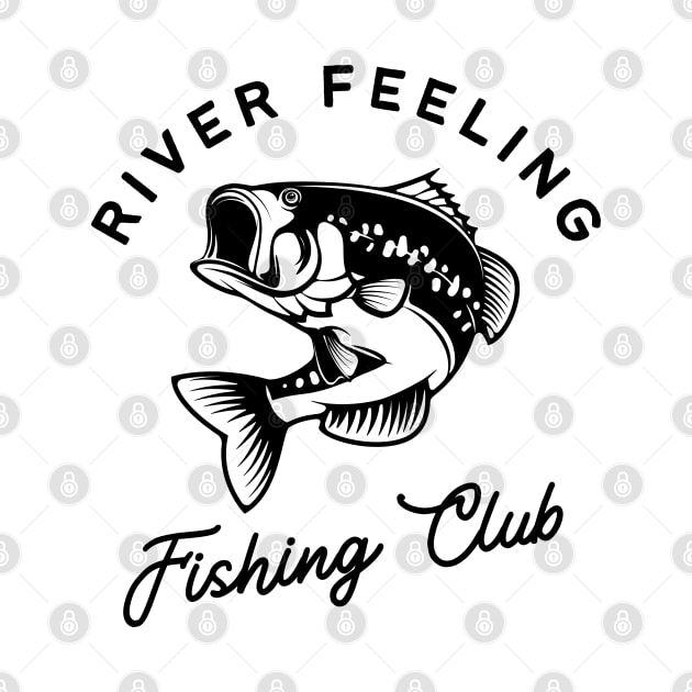 River Feeling , Fishing club by twitaadesign