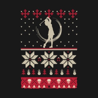 Golf And Christmas T-Shirt