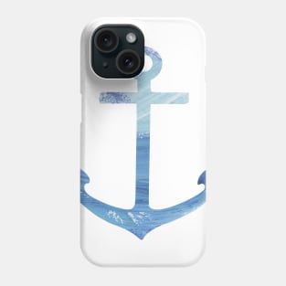 BLUE PAINT ANCHOR Phone Case