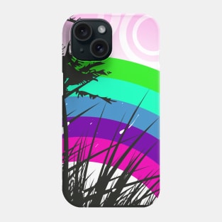 Landscape Art in the Rainbow Phone Case