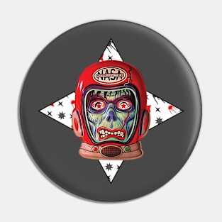 Astrozombie mask Pin