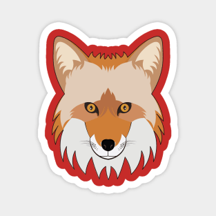 Golden fox eyes Magnet