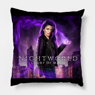 Nightworld: Court of Magic purple Pillow