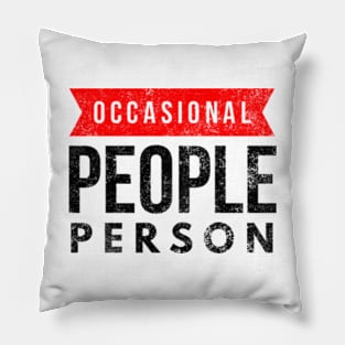 Occasional People Person Pillow