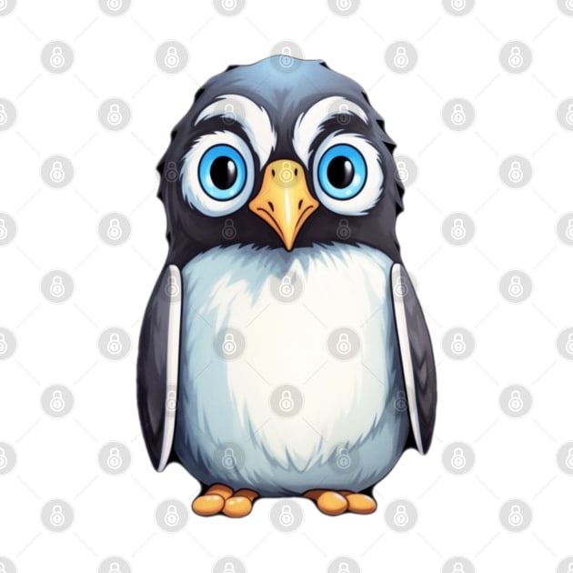 Cute Cartoon Penguin Design: Playful and Adorable Artwork by DesginsDone