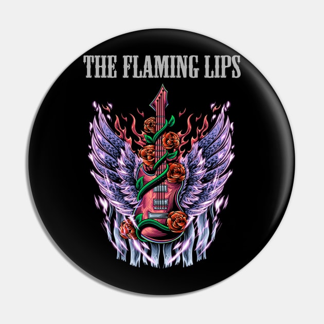 THE FLAMING LIPS VTG Pin by kuzza.co