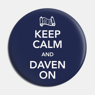 Keep Calm and Daven On Pin