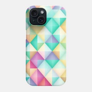 DIAMOND MULTICOLOR DESIGN, PASTEL COLOR, IPHONE CASE Phone Case