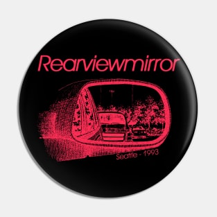 Rearviewmirror, Car driving Grunge T-shirt for jam lovers Pin