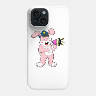 Rabbit Police officer Microphone Phone Case
