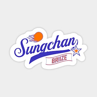 RIIZE BRIIZE Sungchan name typography kpop | Morcaworks Magnet