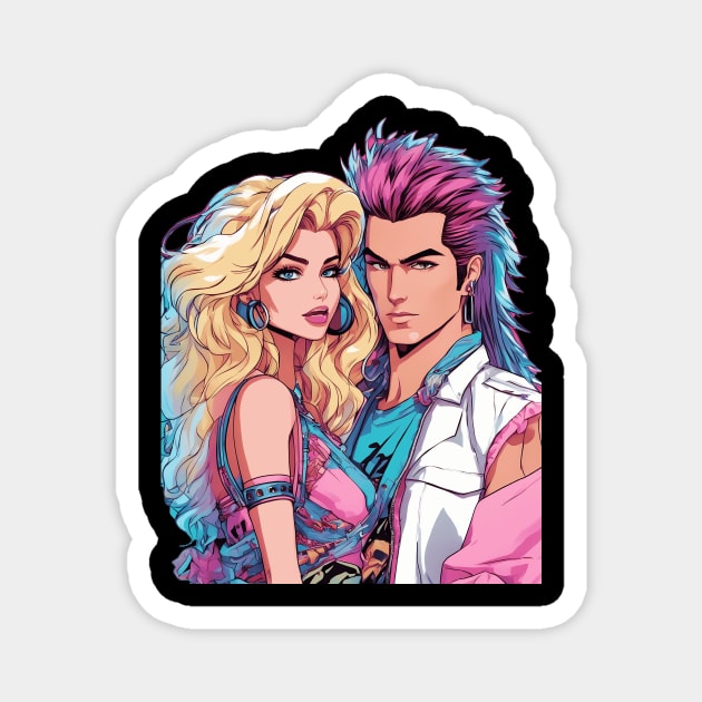 80s Rock Magnet by animegirlnft