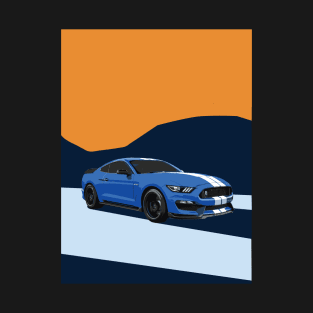 s550 ART Grabber Blue Mustang GT 5.0L V8 usa GT350 Shelby T-Shirt