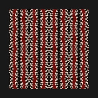 Aztec tribal pattern Rwanda color style T-Shirt