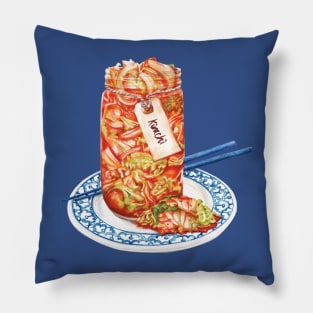 Kimchi- Watercolour Food Illustration Pillow