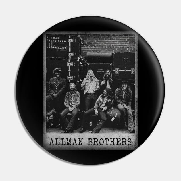 The Allman Brothers // Minimalist Fanart Pin by j.adevelyn