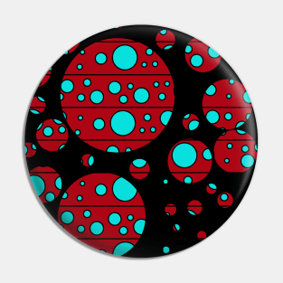 Modern Polka Dots - Bubbles Pin