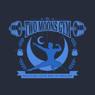 Big Moon Little Moon Gym - Blue T-Shirt