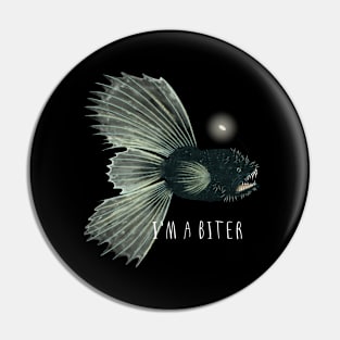 I'm a biter - white Pin