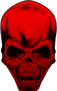 Red Skull Magnet