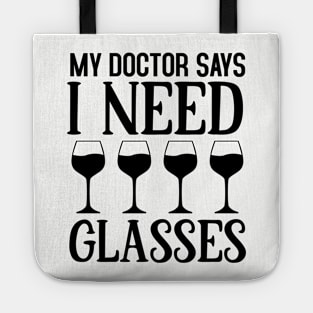 I Need Glasses Tote