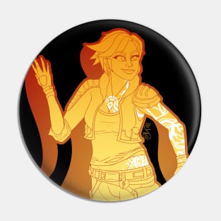 Commander Lilith, the Firehawk (Gradient Version) Pin