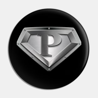 Super Sleek Style P Symbol Pin