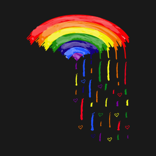 Love rainbow rain T-Shirt