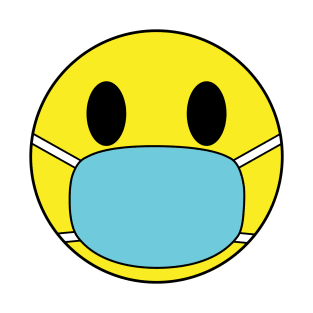 Smiley Face Mask T-Shirt