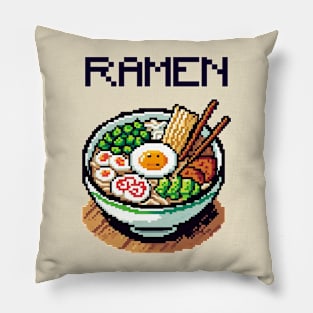 Ramen Pixel Pillow