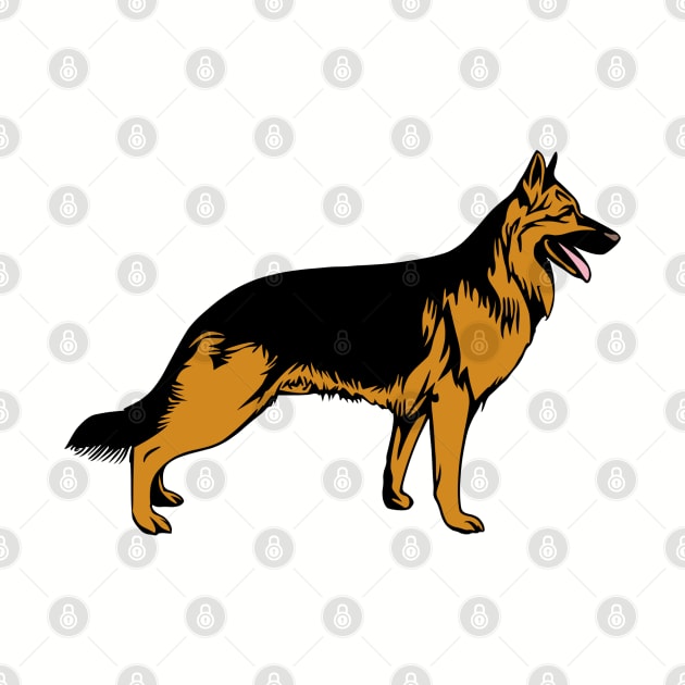 German Shepherd Dog by KayBee Gift Shop