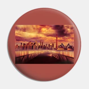 Hot Summer City Pin