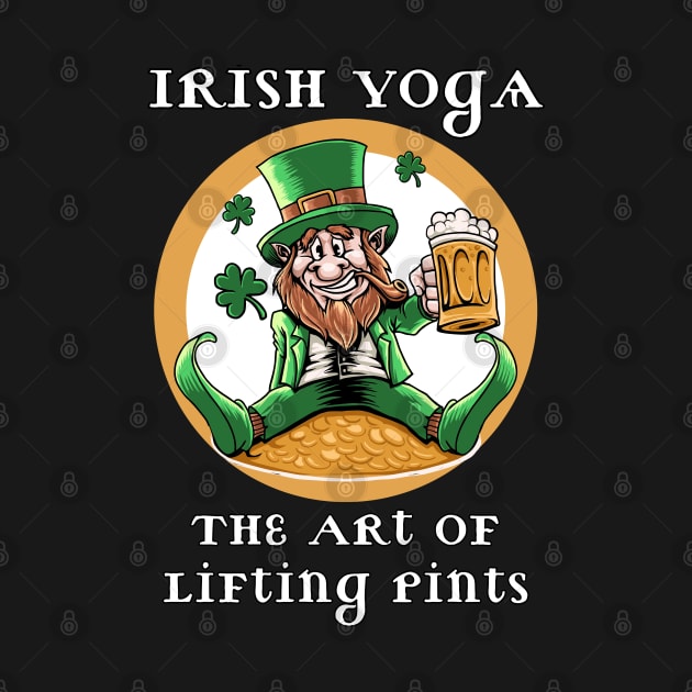 Irish Yoga by Dorky Donkey Designs