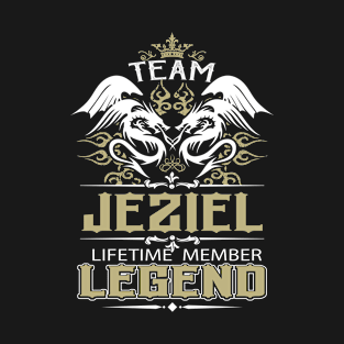 Jeziel Name T Shirt -  Team Jeziel Lifetime Member Legend Name Gift Item Tee T-Shirt