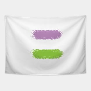 Non binary flag - crayon Tapestry