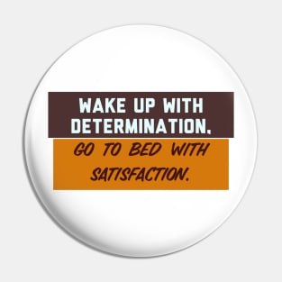 Determination Pin