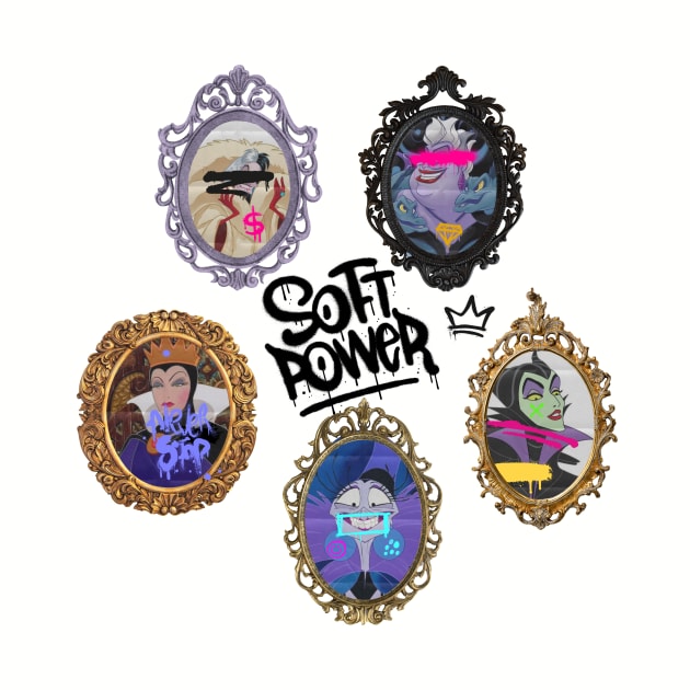 Soft Power! Evil Queens Cartoon by OrangeSdrew