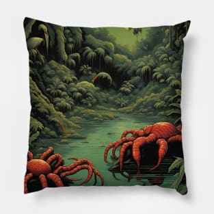 The River Crabs Pillow