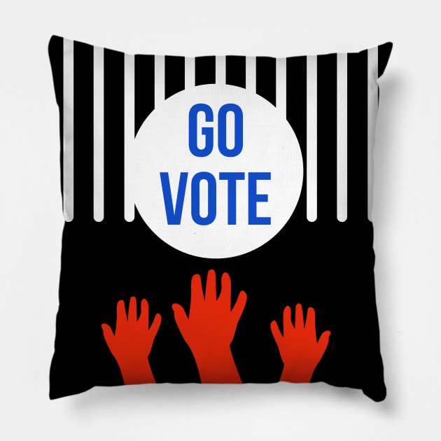 Go Vote Pillow by BR Design 