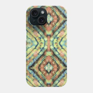 Pocket - SHIBORI BOHO NOMADIC MIRRORED Yellow Phone Case