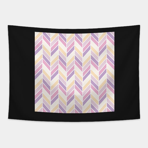 Pastel Arrow Pattern Tapestry by Eliza-Grace