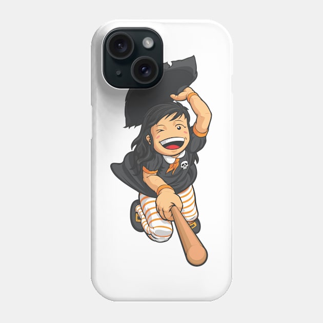 Cheerful Halloween Witch Phone Case by Asykar