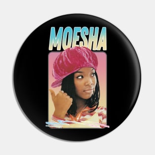 Moesha - 90s Style Fan Design Pin